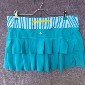 Lululemon pace setter skirt in spry blue size 10